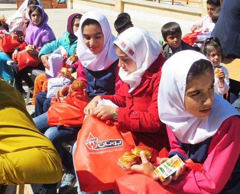 تجهيز مدارس توسط گروه صنعتي بوتان
