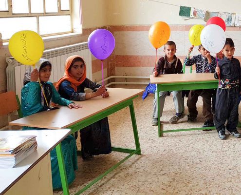 تجهیز مدارس توسط شركت بوتان